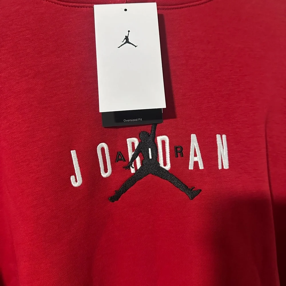 Jordan Men’s Brooklyn Fleece Oversized Pullover Hooded Sweatshirt